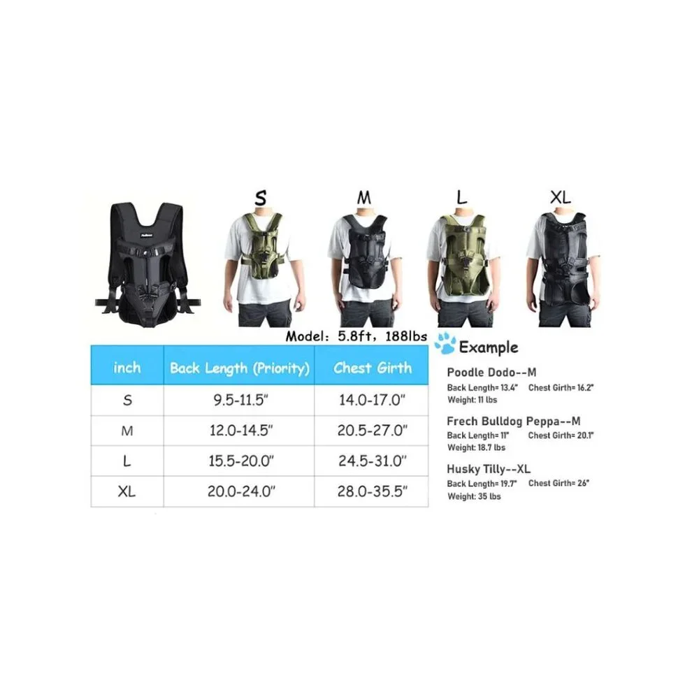 Pet Bonus Backpack/Frontpack Dog Carrier XL